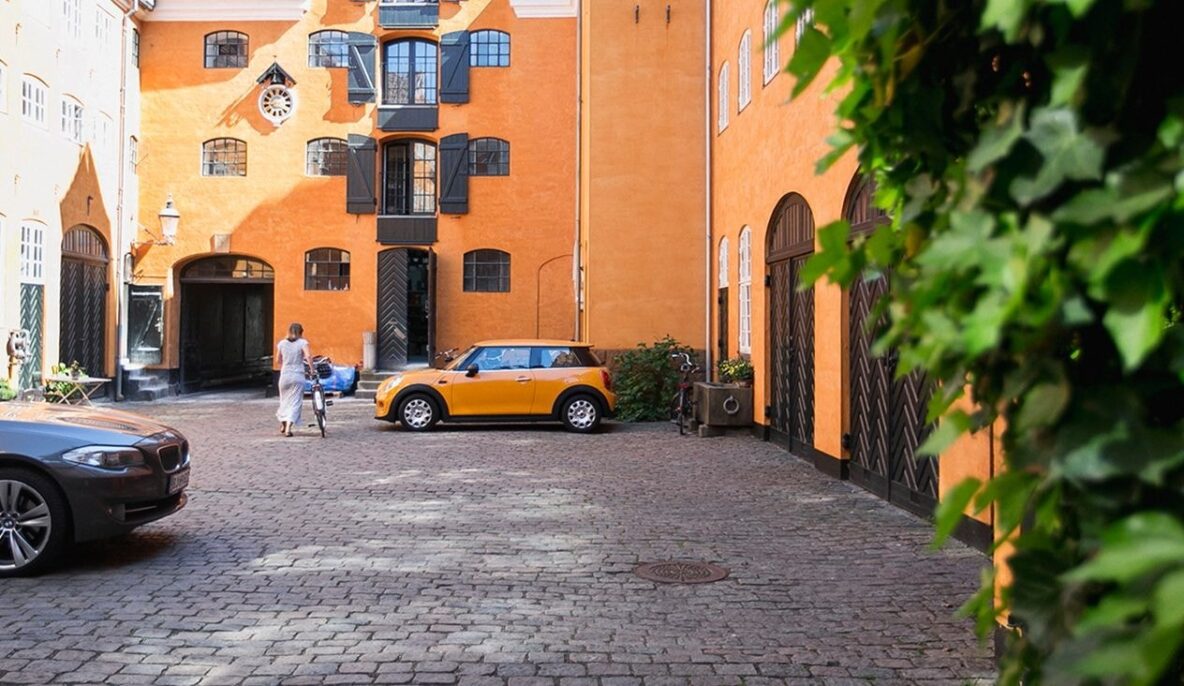 The historic courtyard on Strandgade in Christianshavn